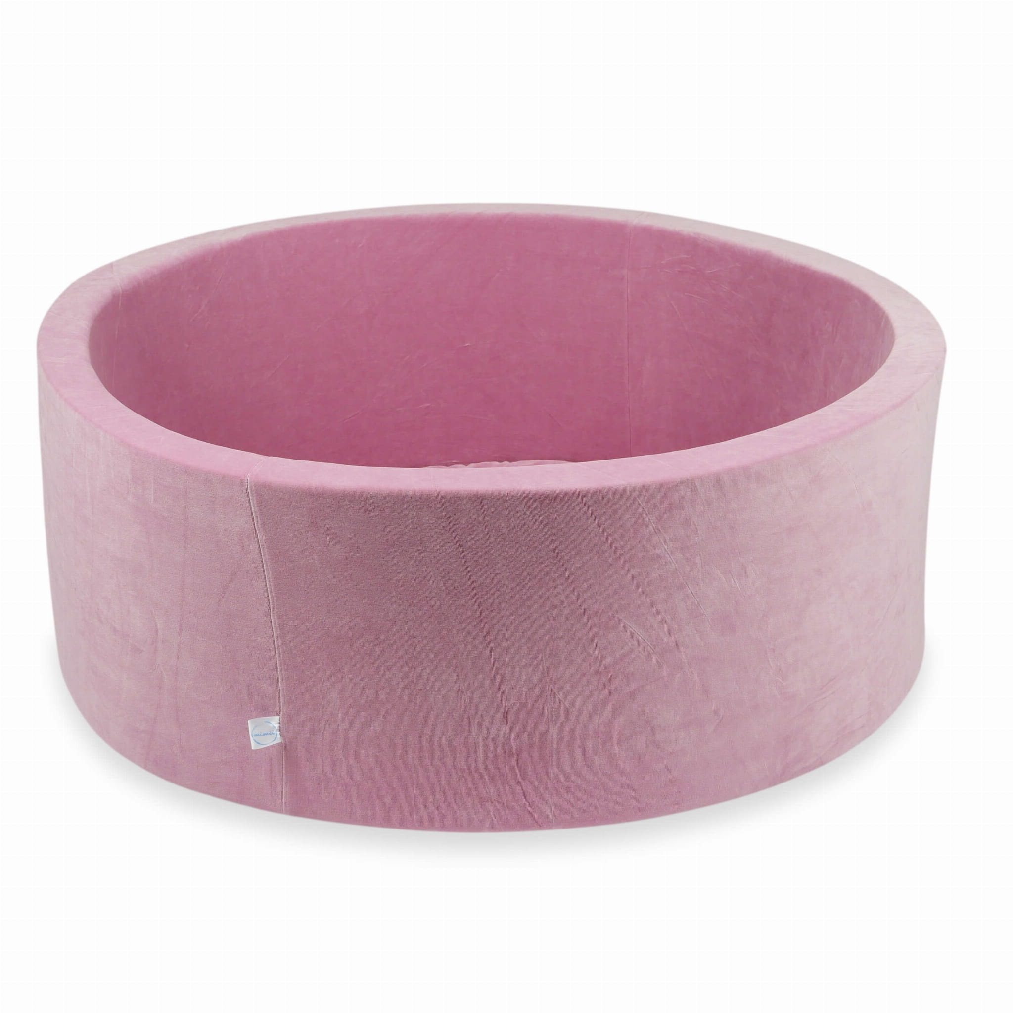 Ballenbak - 110x40cm - rond - roze - zonder ballen
