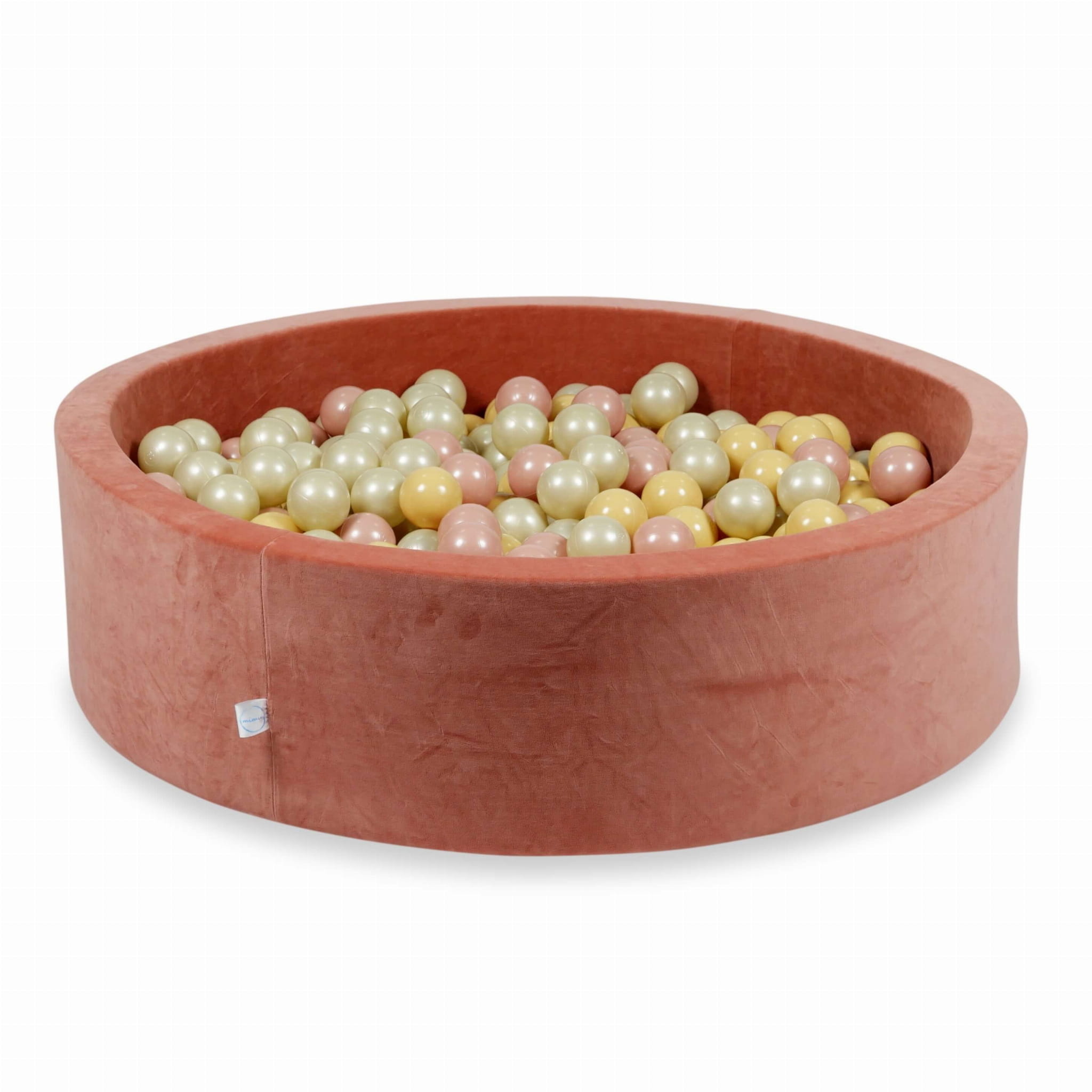 Ballenbak - 400 ballen - velvet - terra -110x30cm