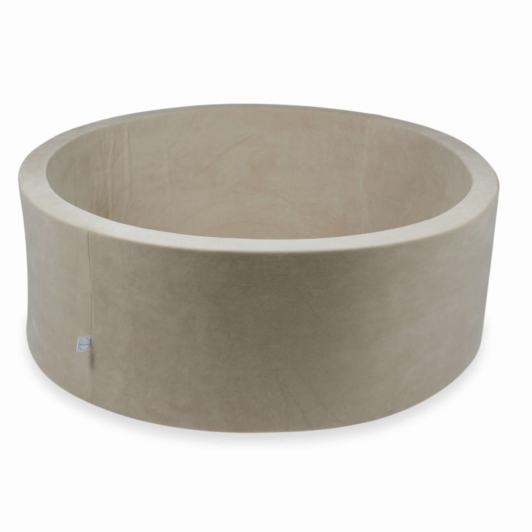 Ballenbak - beige - 110x40cm - zonder ballen - rond