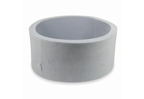 Ballenbak - lichtgrijs - 90x40cm - rond - zonder ballen