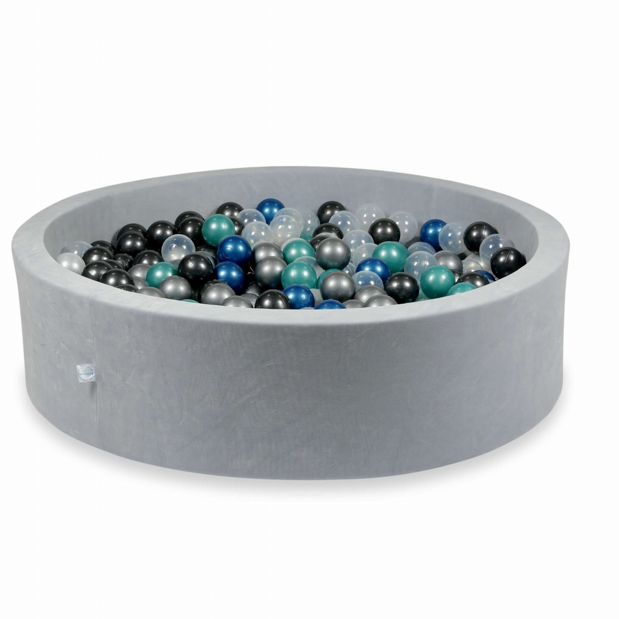 Ballenbak - lichtgrijs - rond - 400 ballen -110x30cm