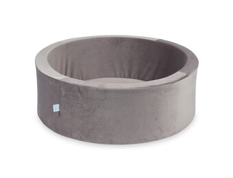 Ballenbak - lichtpaars - 90x30cm - velvet - zonder ballen