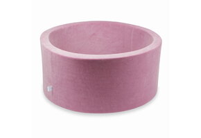 Ballenbak - rond - roze - zonder ballen - 90x40cm