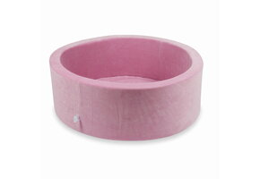 Ballenbak - zonder ballen - 90x30cm - velvet - roze