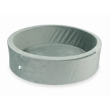 Ballenbak - zonder ballen - grijs - 90x40 cm - velvet