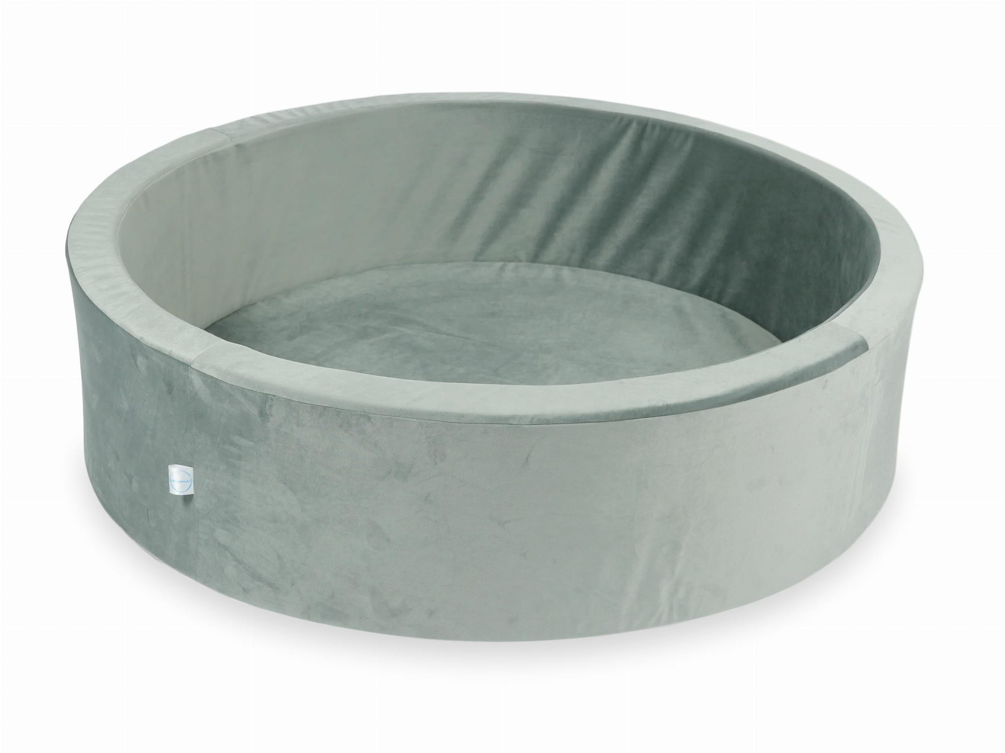 Ballenbak - zonder ballen - grijs - 90x40 cm - velvet