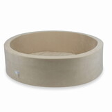Ballenbak - zonder ballen - beige - rond - 110x30cm
