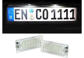 LED kentekenverlichting BMW X5 E53 00-07 wit 6000k