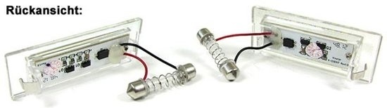 LED kentekenverlichting geschikt voor BMW X5 E53 00-07 wit 6000k