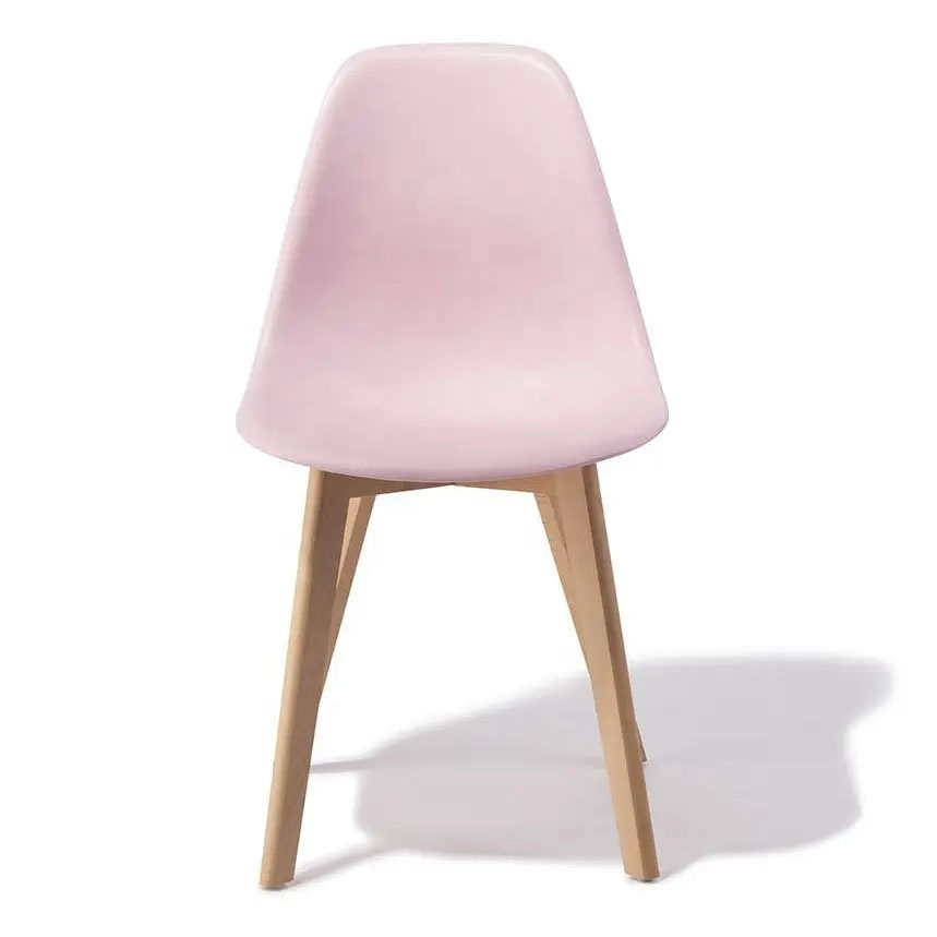 Eetkamerstoelen KITO - set van 6 eettafel stoelen - roze