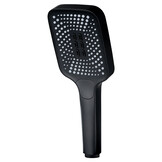 Regendoucheset - 30 cm - zwart - thermostaatkraan, handdouche & sproeier