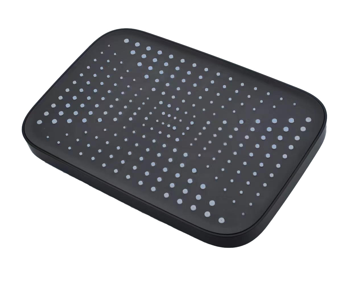 Regendoucheset - 30 cm - zwart - thermostaatkraan, handdouche & sproeier
