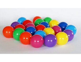 Ballenbak ballen 500 stuks 7cm, rood, groen, paars, roze, geel, blauw