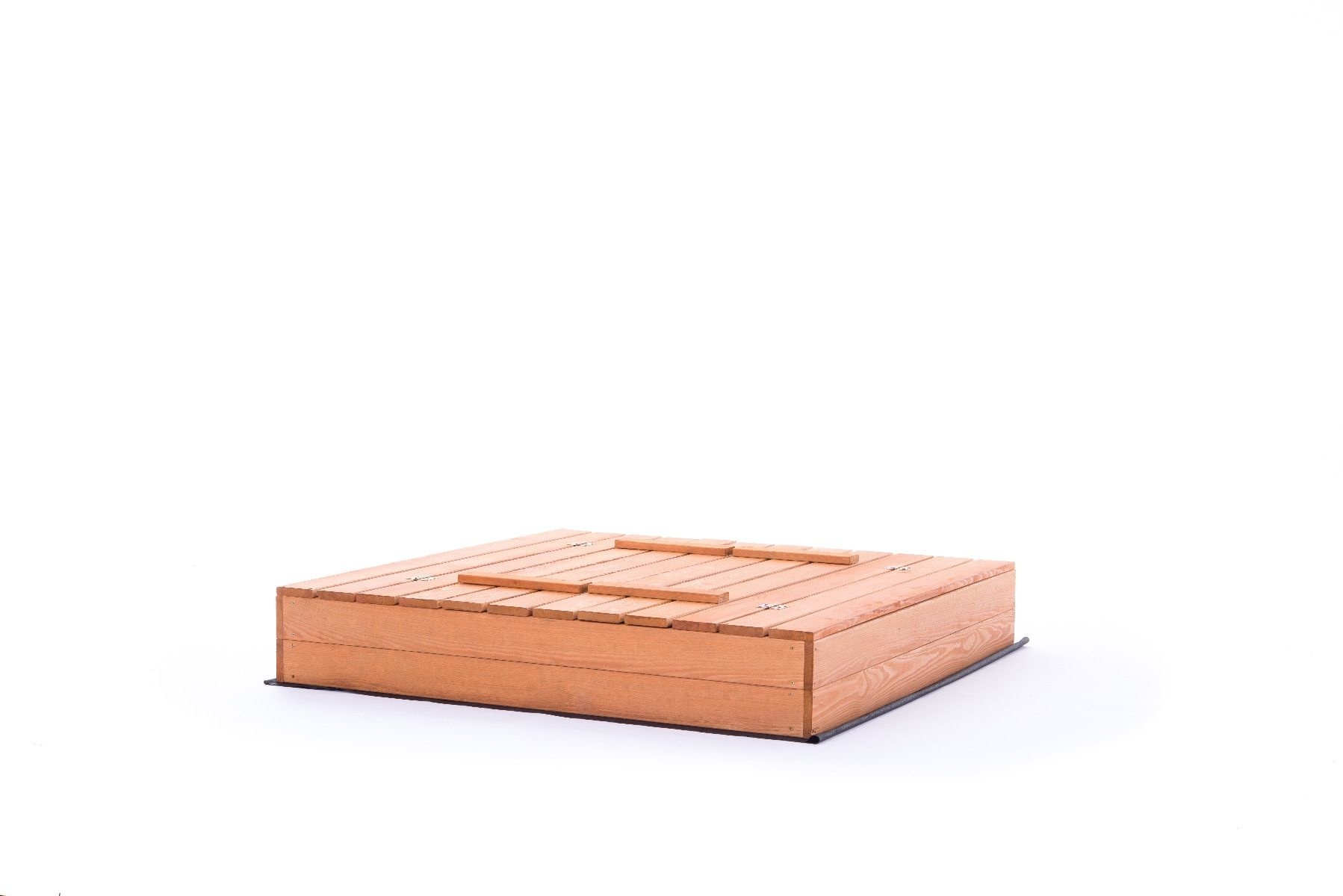 Zandbak - met deksel & bankjes - 140x140cm - geïmpregneerd hout
