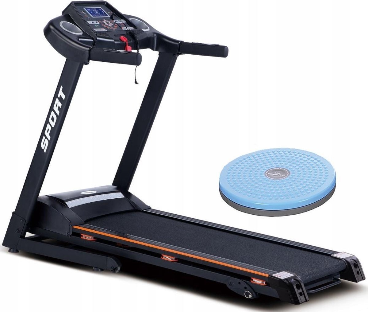 Compacte inklapbare loopband met hartslagfunctie