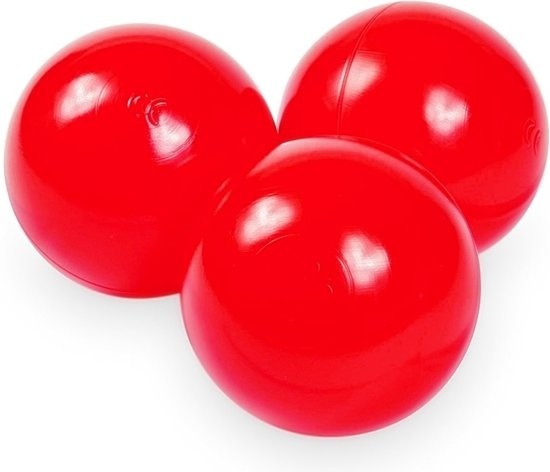 Ballenbak ballen rood (70mm) 1000 stuks