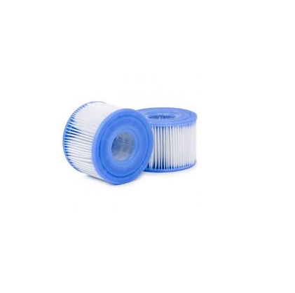 Zwembad filters - 9cm x ø8cm - set van 4 stuks - type 1 pomp - tot 1249 liter per uur