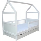 Bedhuisje peuter - 140 x 70cm - massief vurenhout