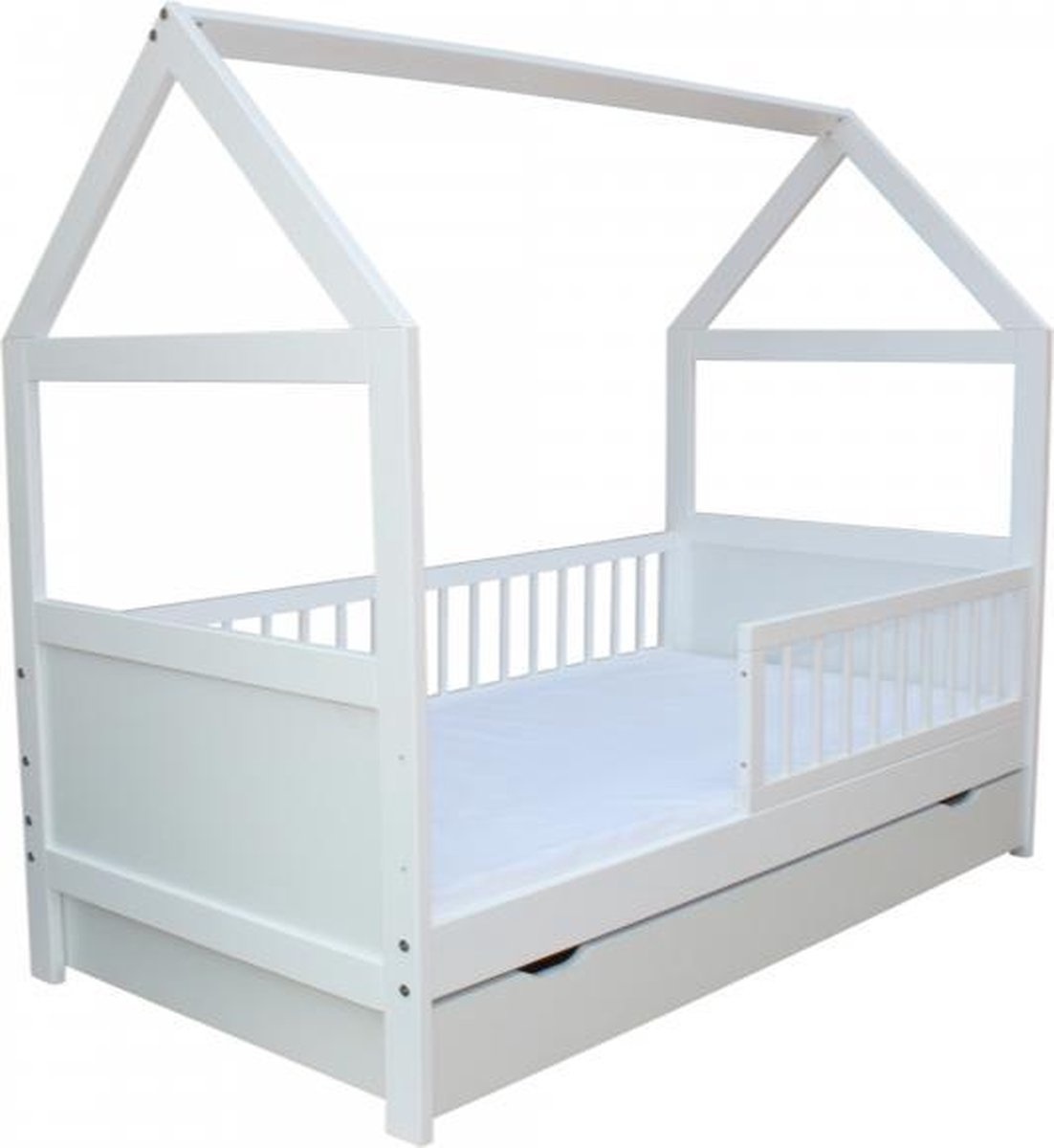 Bedhuisje peuter - 140 x 70cm - massief vurenhout