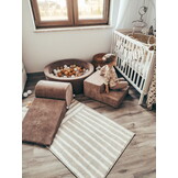 Foam speelset - met ballenbak en 400 ballen - 4-delig - beige