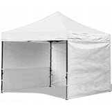 Partytent - 3x3 m - 3 zijwanden - opvouwbaar - wit