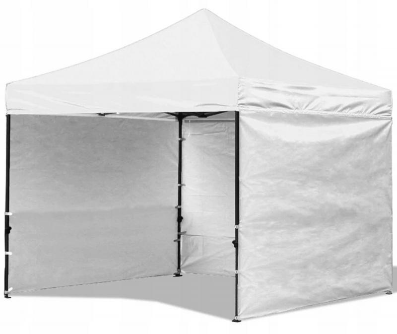 Partytent - 3x3 m - 3 zijwanden - opvouwbaar - wit