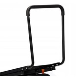 Tuinkar -  met kiepfunctie - 120x84x96 cm - 160 liter - zwart