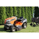 Tuinkar -  met kiepfunctie - 120x84x96 cm - 160 liter - zwart