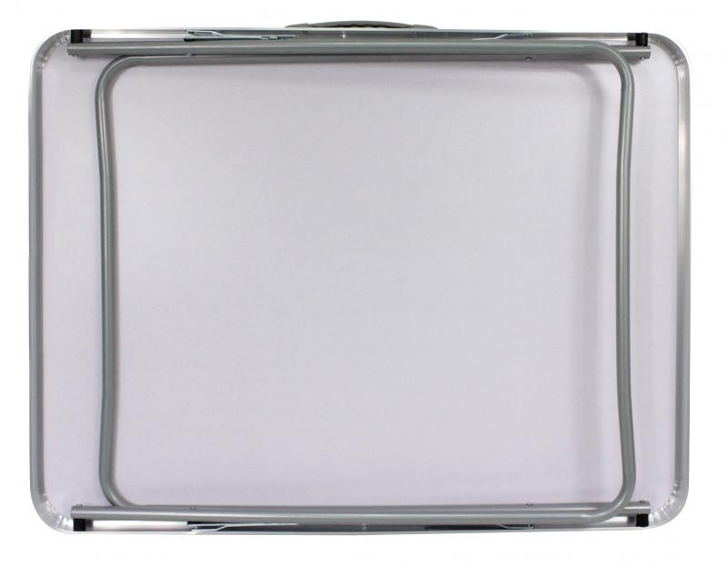 Inklapbare tafel - campingtafel - 80x60x70cm - wit