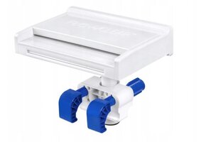 Zwembad fontein - LED verlichting - 34,5x26x30 cm - wit blauw