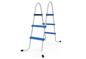 Zwembadtrap - 84 cm - metaal - 2x2 treden - max. 150 kg