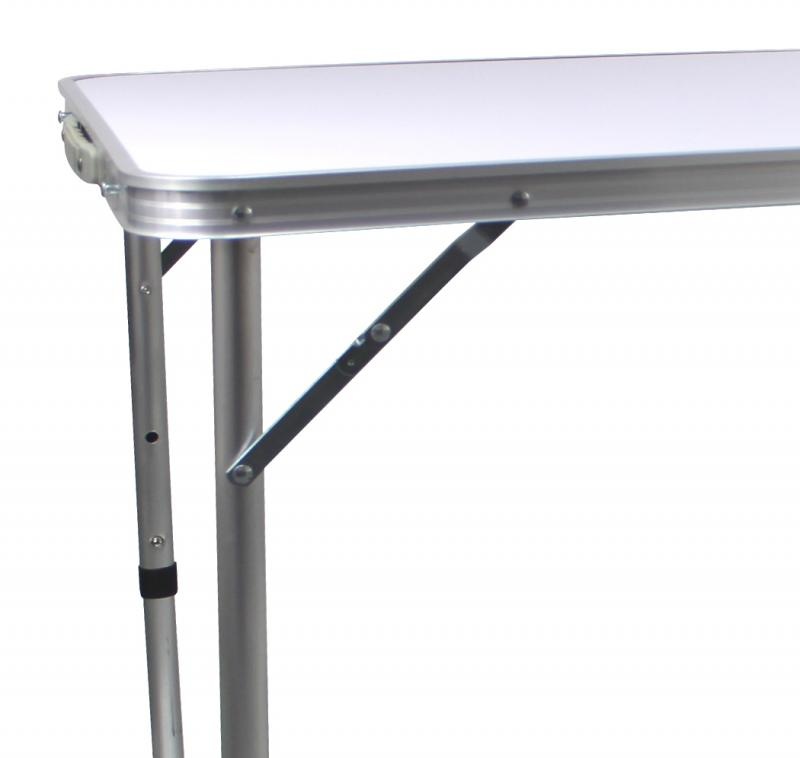 Inklapbare tafel - campingtafel - 4 stoelen - 120x80x55/70cm