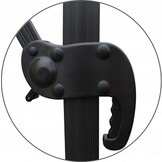 Zweefparasol - met voet en parasolhoes - 300x400cm - beige