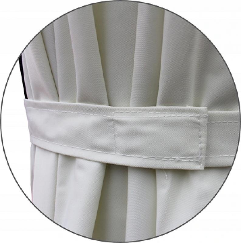 Zweefparasol - met voet en parasolhoes - 300x400cm - beige