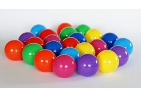 Ballenbak ballen 300 stuks 7cm, rood, groen, paars, roze, geel, blauw