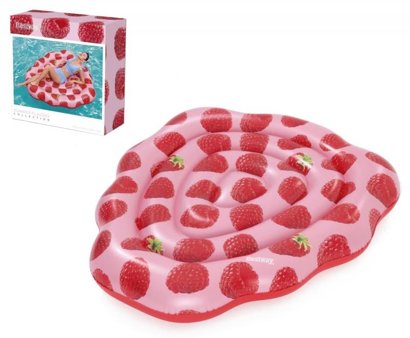 Bestway - luchtbed zwembad - 165x151 cm - framboos thema