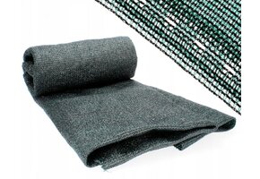 Schaduwnet - 120x2500cm - UV bestendig - donkergroen