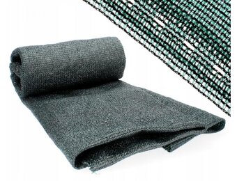 Schaduwnet - 120x2500cm - UV bestendig - donkergroen