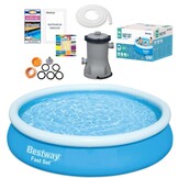 Bestway - opblaas zwembad - 305x66cm - met filterpomp