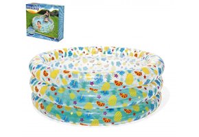 Bestway - kinderzwembad - zeeleven - 155x53 cm - veelkleurig