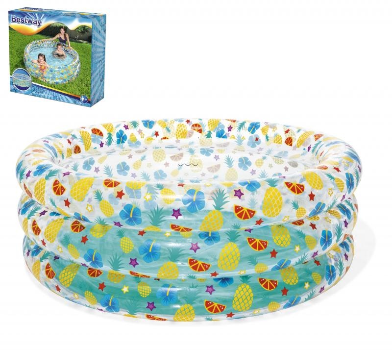 Bestway - kinderzwembad - zeeleven - 155x53 cm - veelkleurig