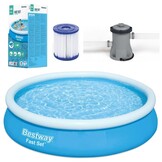 Bestway - opblaas zwembad - 366x76 cm - met filterpomp