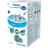 Bestway - opblaas zwembad - 366x76 cm - met filterpomp