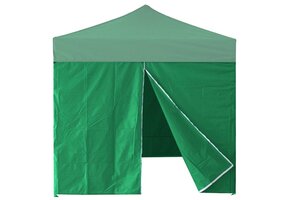 Partytent wand - met ritsluiting - 300x300x193 cm - groen