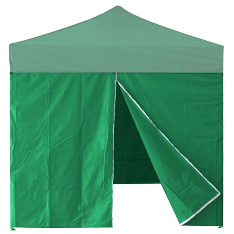 Partytent wand - met ritsluiting - 300x300x193 cm - groen
