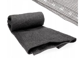 Schaduwnet - 120x2500cm - UV bestendig - grijs