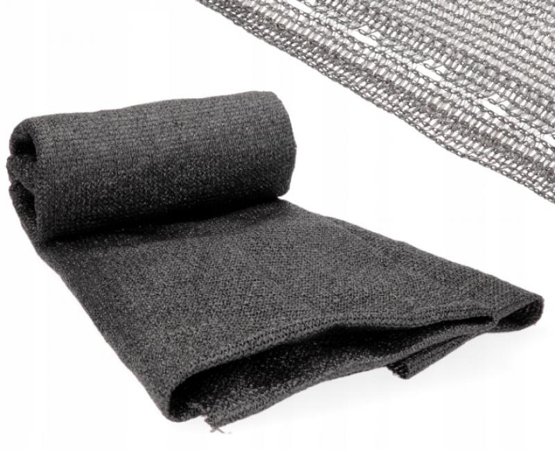 Schaduwnet - 120x2500cm - UV bestendig - grijs