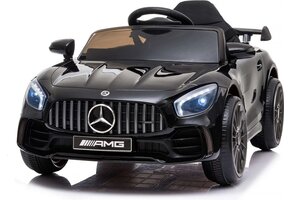 Elektrische kinderauto - Mercedes GTR AMG - 2x25W - zwart