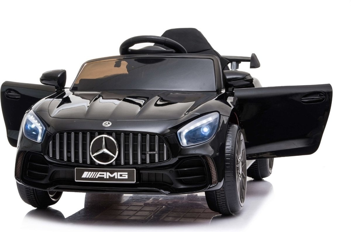 Elektrische kinderauto - Mercedes GTR AMG - 2x25W - zwart