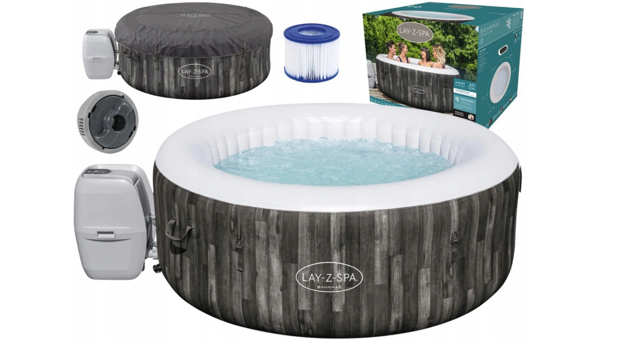 Bestway Lay-Z-Spa BAHAMAS bubbelbad - 4 pers - 180x66 cm